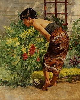 鐢荤? (55)高清西方现代人物油画国外油画大师人物油画作品