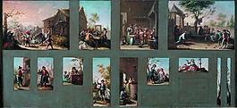 Bayeu y Subias, Francisco - Trece bocetos para cartones de tapices, Ca. 1786大师画家宗教绘画教会油画人物肖像油画装饰画