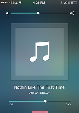 iOS7音乐播放器
