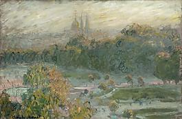 The Tuileries. Study, 1876风景建筑田园植物水景田园印象画派写实主义油画装饰画