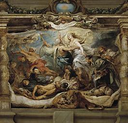 Rubens, Peter Paul - Triunfo de la Verdad Catolica, 1625-26德国画家彼得保罗鲁本斯peter paul rubens宫廷人物人体油画装饰画