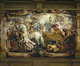 Rubens, Peter Paul - Triunfo de la Iglesia, 1625-26德国画家彼得保罗鲁本斯peter paul rubens宫廷人物人体油画装饰画