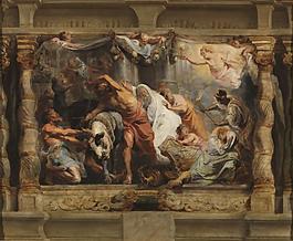 Rubens, Peter Paul - Triunfo de la Eucaristia sobre la Idolatria, 1625-26德国画家彼得保罗鲁本斯peter paul ruben