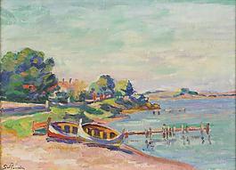 Armand Guillaumin - Southern Landscape, Le Brusc, 1902法国画家阿曼吉约曼armand guillaumin印象派风景人物田园油画装饰画
