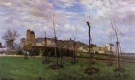 Alfred Sisley 0277法国画家阿尔弗雷德西斯莱Alfred Sisley印象派风景自然油画装饰画