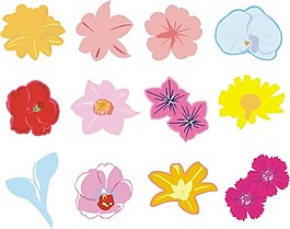 矢量好看的花