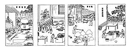 古代劳作插画