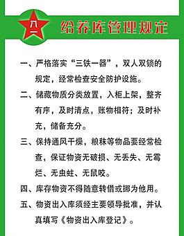 制度模版图片