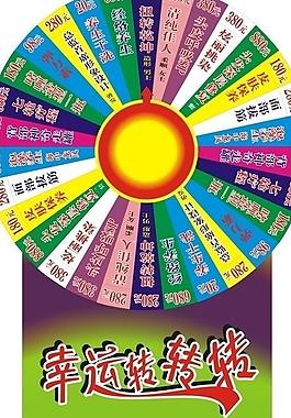 活动抽奖转盘 幸运转转转图片