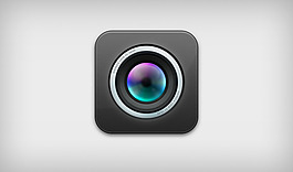 iOS镜头图标psd