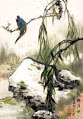 池塘清趣图片