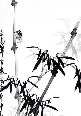 清竹图图片