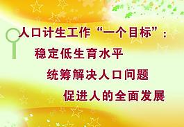 计划生育展板图片