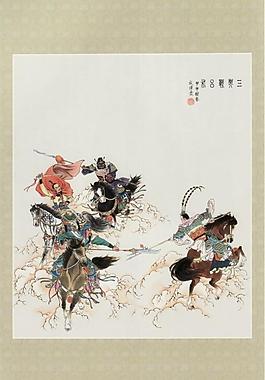 三英战吕布图片