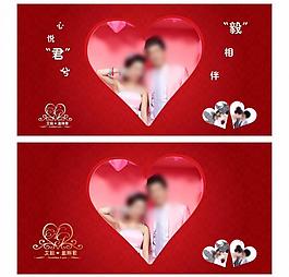 婚礼红色主题图片