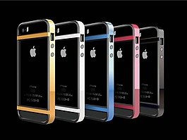 iphone5s保护壳矢量图