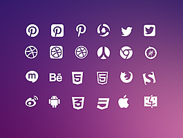 互联网logo图标矢量图