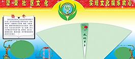 社区文化展板图片