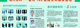 医院骨科展板图片