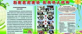 加强基层建设 展板图片