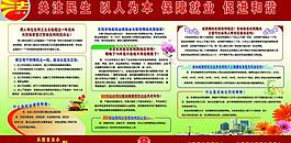 关注民生展板图片