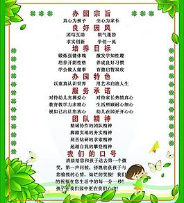 幼儿园展板图片