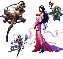 游戏人物素材图片