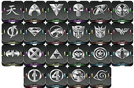 黑色硬盘系列图标