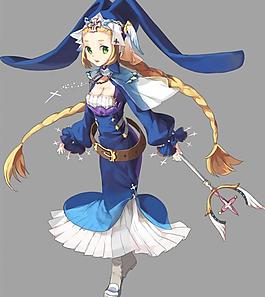 金色双马尾法师图片