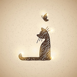 手绘小猫
