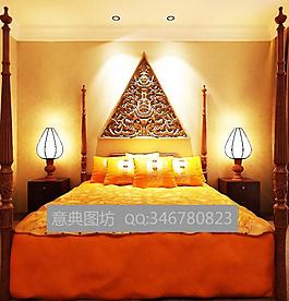 卧室3d模型图片