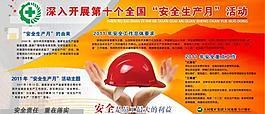 安全生产展板图片