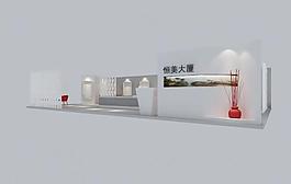 售楼中心展厅3d模型图片