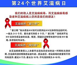 艾滋病展板图片