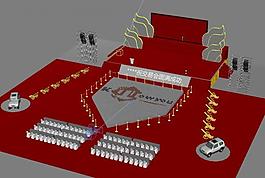 3d汽车展览模型图片