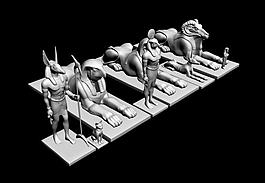 埃及神像3d模型图片