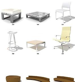 简约家具模型图片