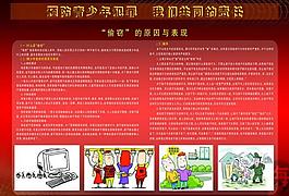 预防青少年犯罪展板图片