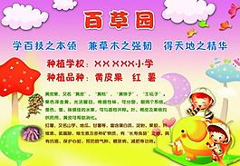 百草园展板图片