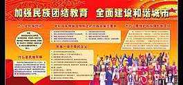 民族团结展板图片