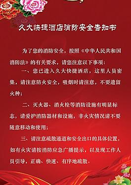 消防安全展板图片