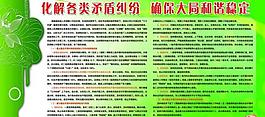 化解各类矛盾纠纷展板图片