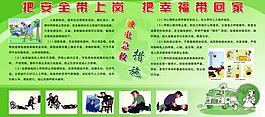 安全警示展板图片