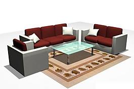 沙发茶几组合图片