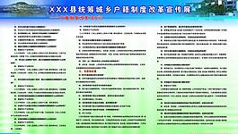 城乡统筹展板图片