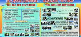 武警中队展板图片
