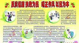 党风廉政展板图片