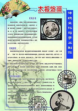 烙画展板图片