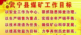 煤矿精美展板图片