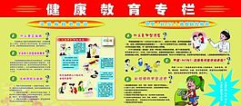 健康教育专栏展板图片